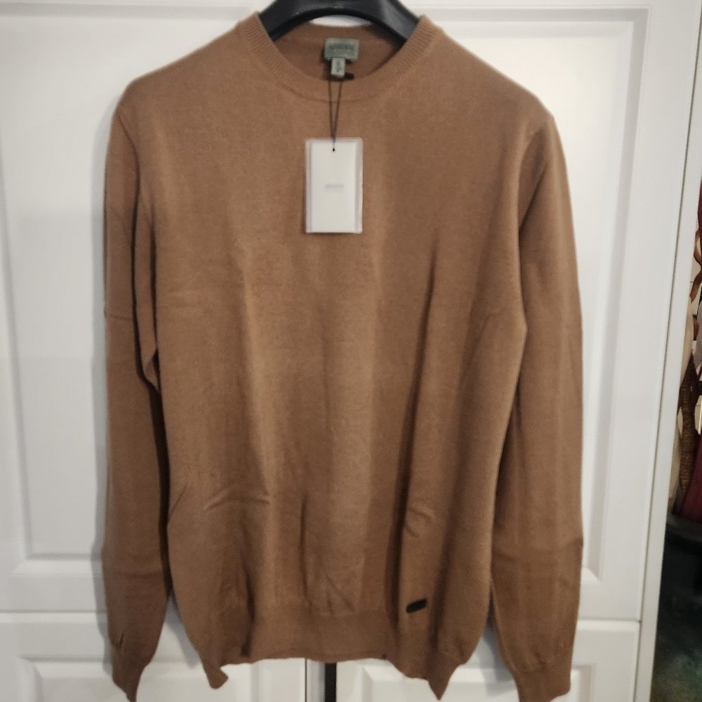 Armani Collezioni Lana Wool and Cotton Sweater